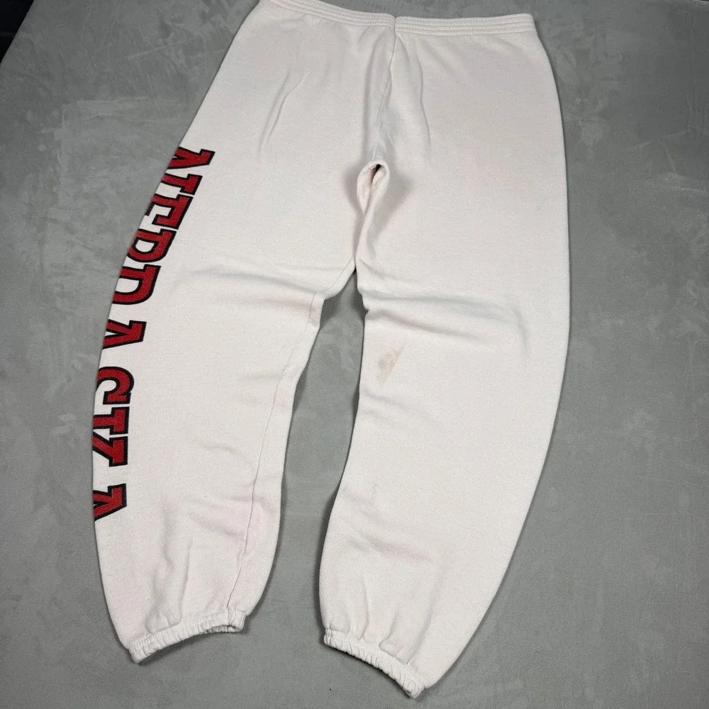 90s Mens Vintage Nebraska Huskers Spellout Sweatpants Streetwear Large